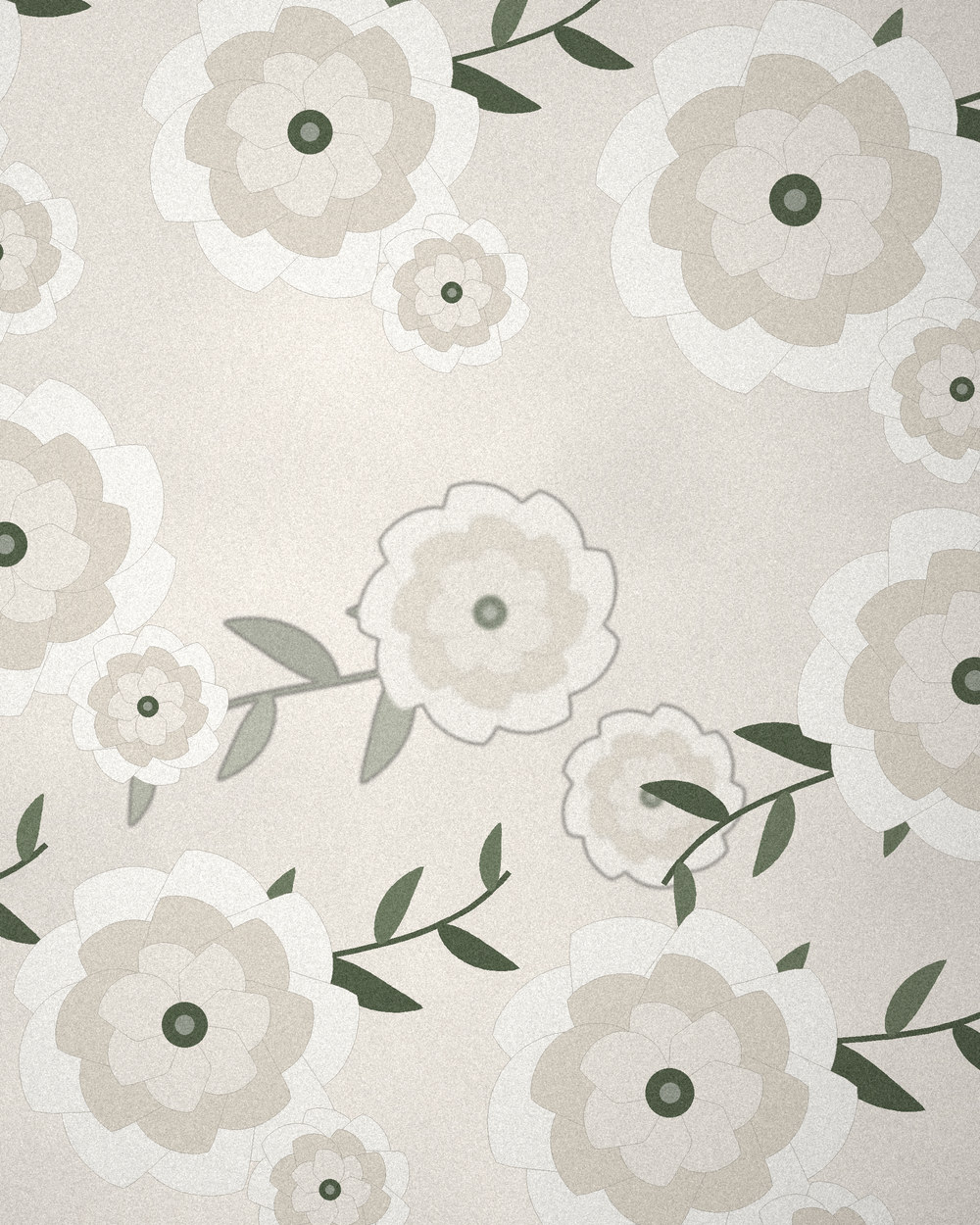 Papel pintado Peonía Antigua, referencia VX-FL-127, colección Floral