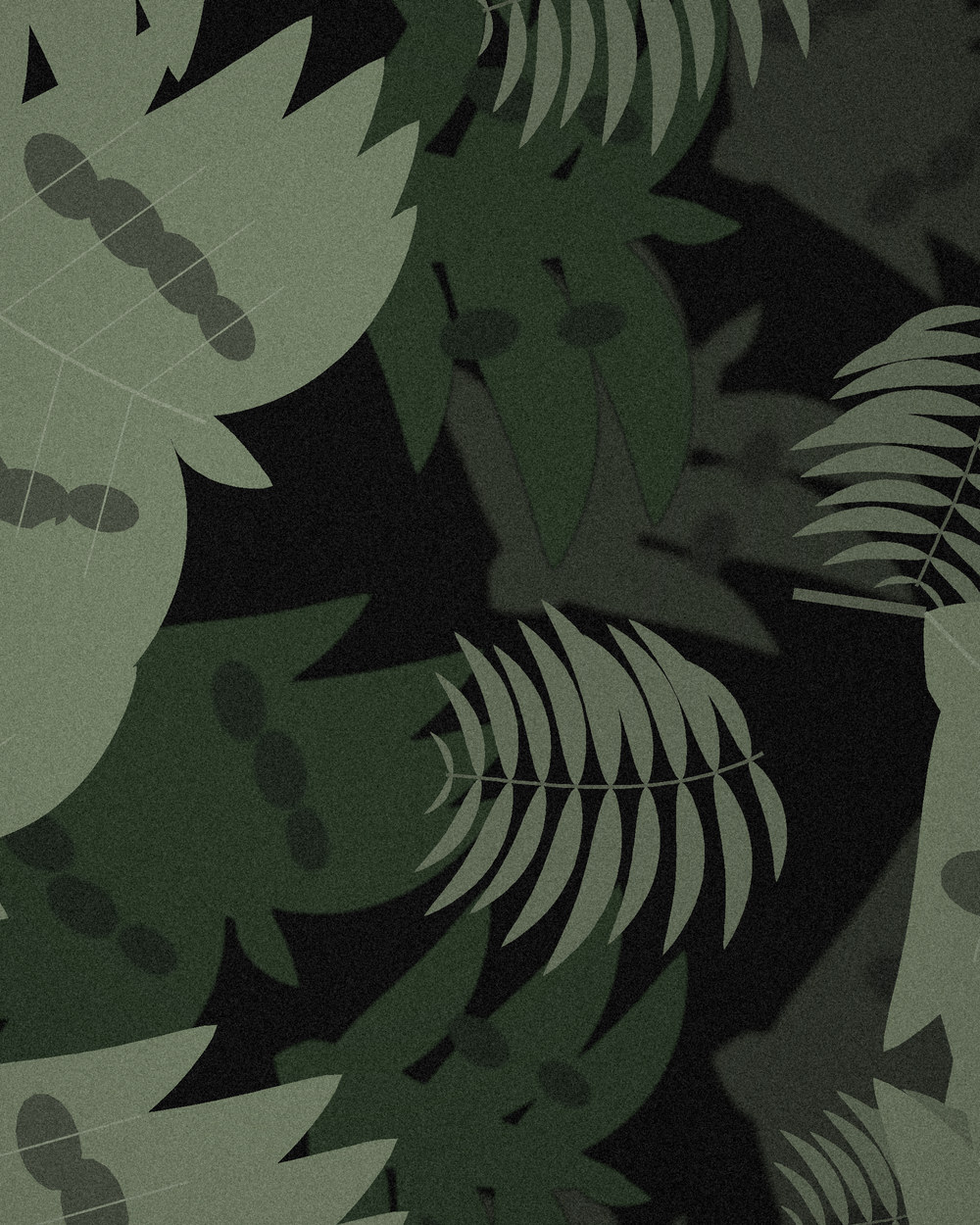 Papel pintado Monstera Noche, referencia VX-TR-501, colección Tropical